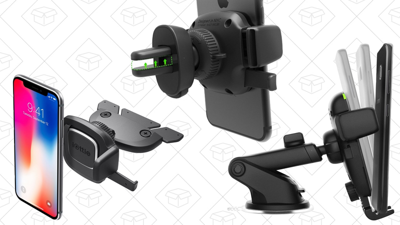 iOttie One Touch Qi | $35 | AmazoniOttie One Touch 4 Dash Mount | $17 | AmazoniOttie One Touch 4 CD Slot Mount | $14 | AmazoniOttie One Touch 4 Vent Mount | $14 | Amazon